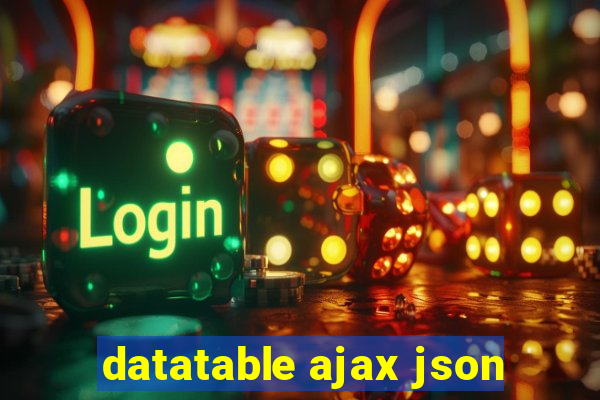 datatable ajax json