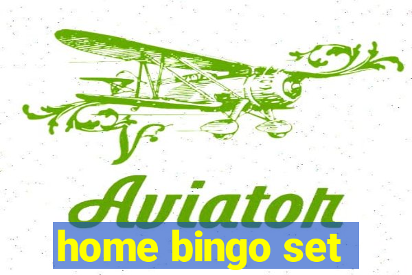 home bingo set