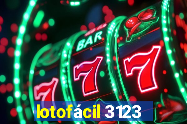 lotofácil 3123