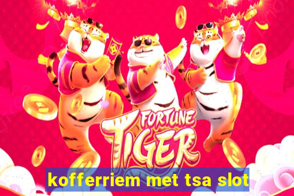 kofferriem met tsa slot