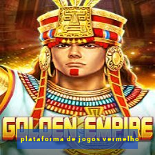 plataforma de jogos vermelho