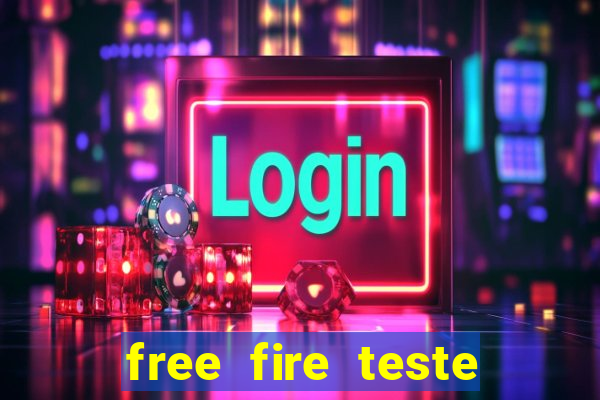 free fire teste grátis jogar agora