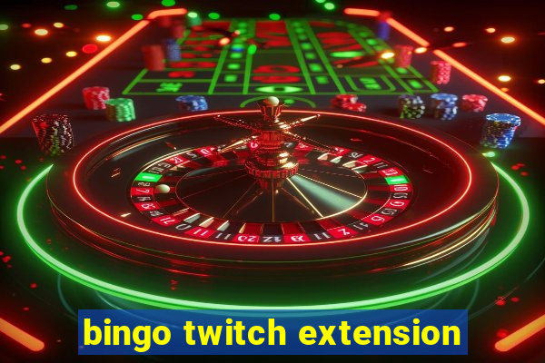 bingo twitch extension