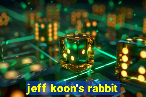 jeff koon's rabbit