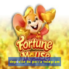 depósito de porra telegram