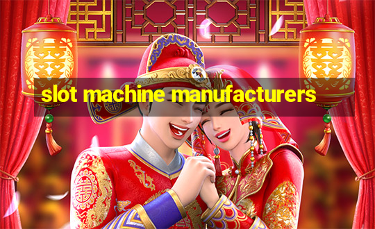 slot machine manufacturers