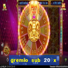 gremio sub 20 x inter sub 20