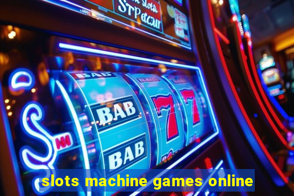 slots machine games online