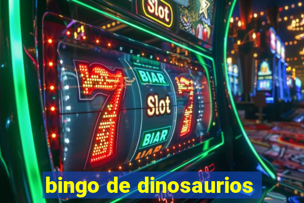 bingo de dinosaurios