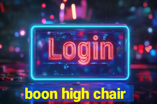 boon high chair