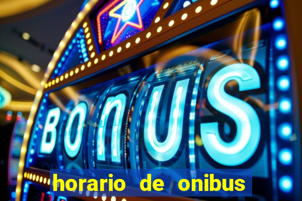 horario de onibus cachoeira x cruzeiro