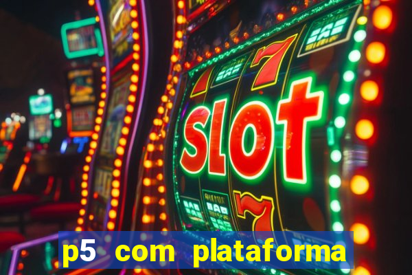 p5 com plataforma de jogos