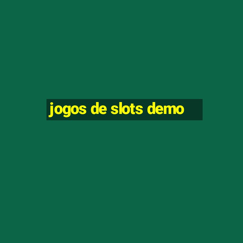 jogos de slots demo