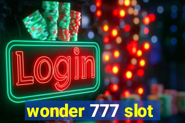 wonder 777 slot