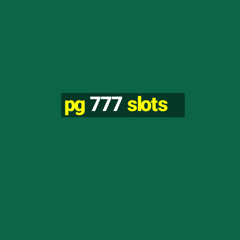 pg 777 slots