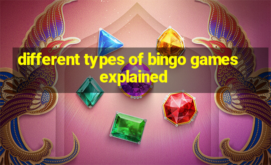 different types of bingo games explained