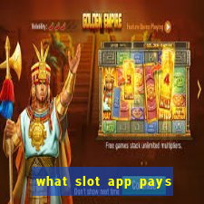 what slot app pays real money