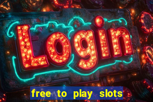 free to play slots online no download