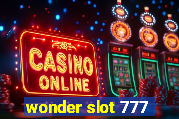 wonder slot 777