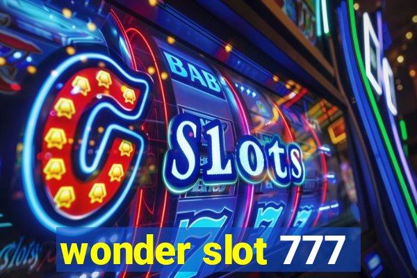 wonder slot 777