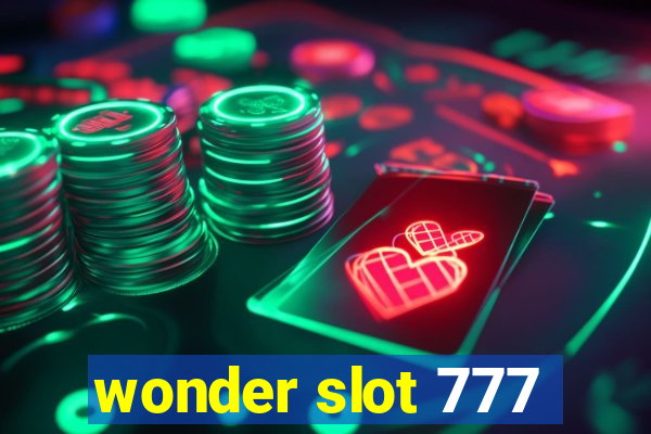 wonder slot 777