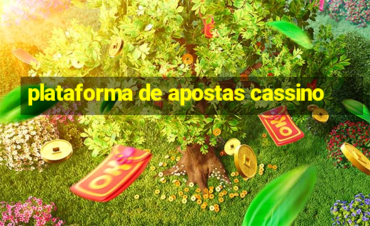 plataforma de apostas cassino