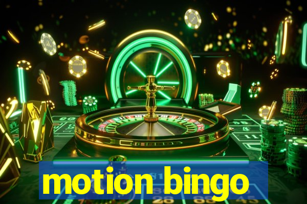 motion bingo