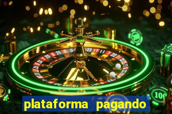 plataforma pagando jogo do tigre