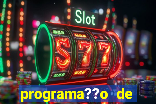 programa??o de jogos de futebol