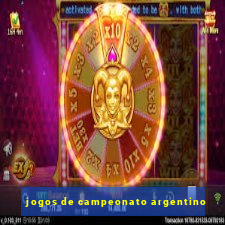 jogos de campeonato argentino