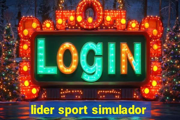 lider sport simulador