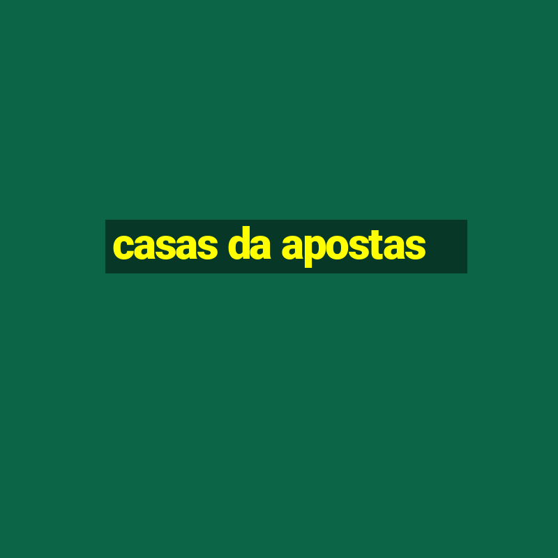 casas da apostas