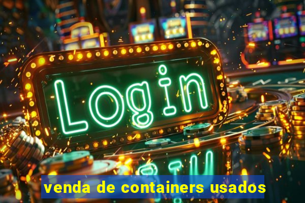 venda de containers usados