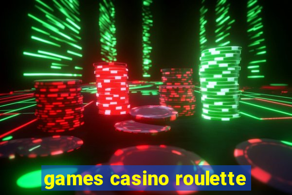 games casino roulette