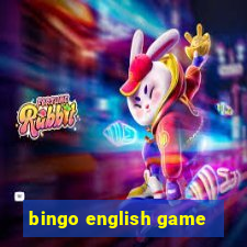 bingo english game