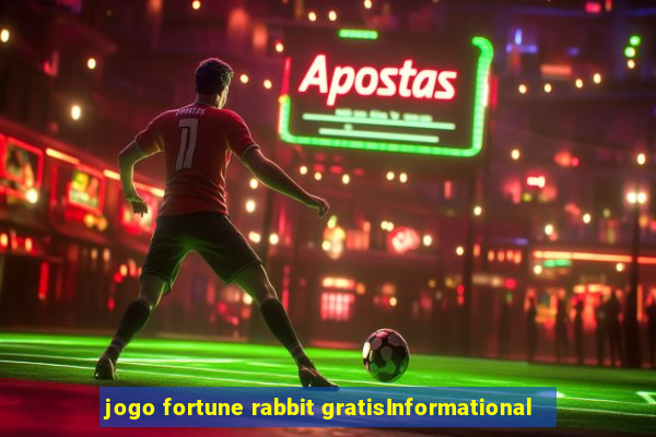 jogo fortune rabbit gratisInformational