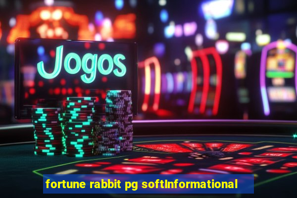 fortune rabbit pg softInformational