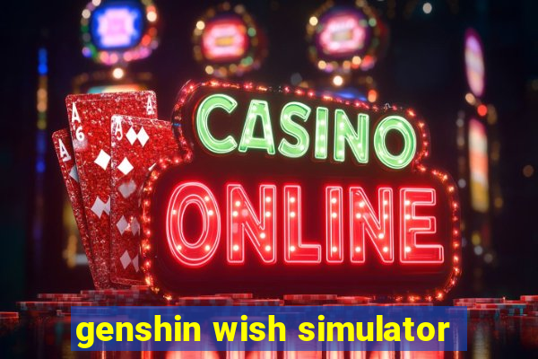 genshin wish simulator