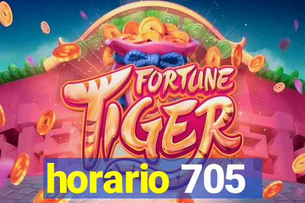 horario 705