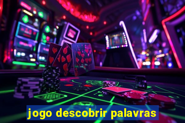 jogo descobrir palavras