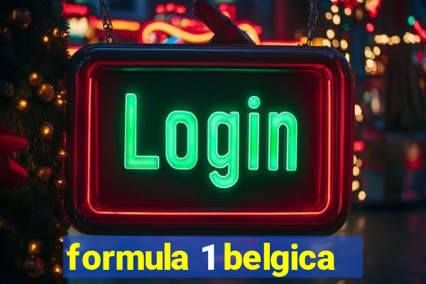 formula 1 belgica