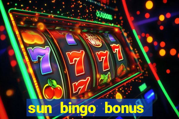 sun bingo bonus terms and conditions