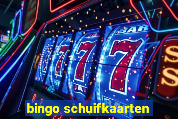 bingo schuifkaarten