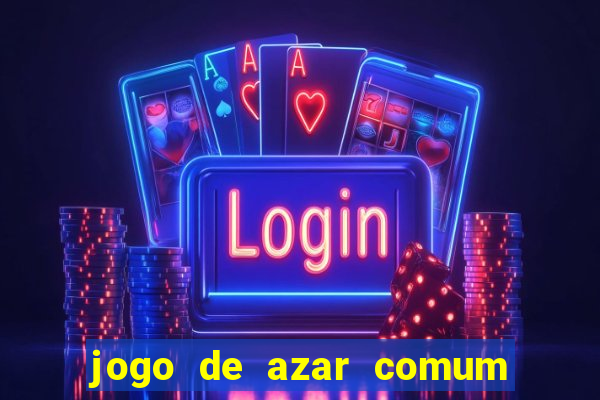 jogo de azar comum em cassinos