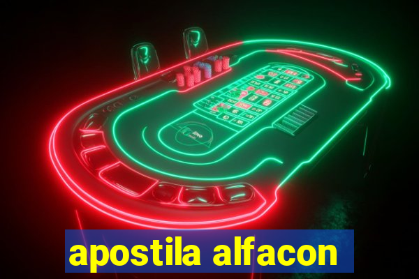 apostila alfacon