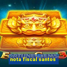 nota fiscal santos