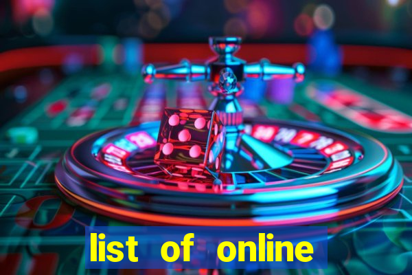 list of online slot sites