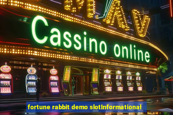 fortune rabbit demo slotInformational