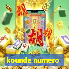 kounde numero