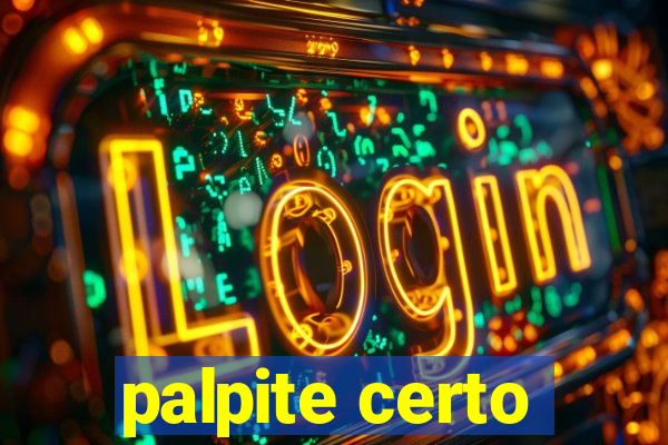 palpite certo